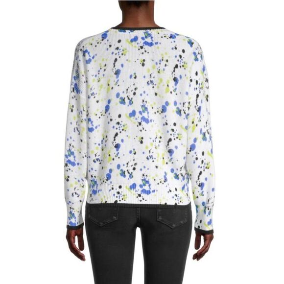 Central Park West Sz. M Mila Pullover - Lime Combo - Picture 2 of 11